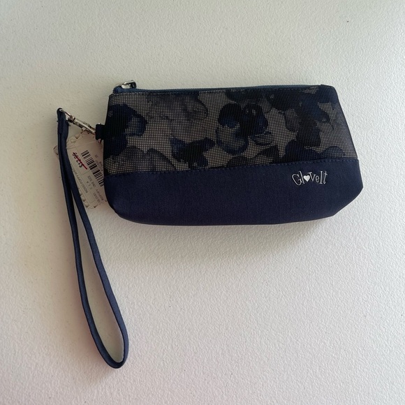 Glove it nwt blue floral wristlet - Picture 1 of 4